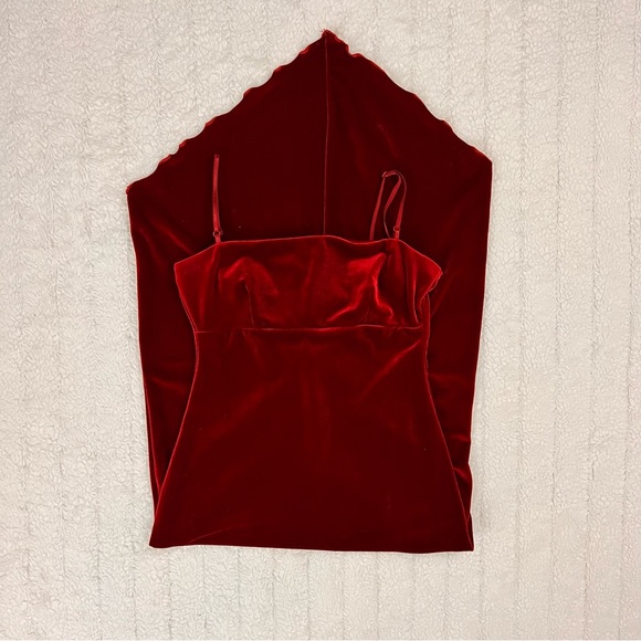 unreal deep red grunge vampire midi dress 🥀 - Picture 4 of 7